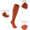 imageQBK Toddler Baseball Socks And Belt Youth Softball Tee Ball Combo Set for Boy Girl 2 Pairs of Socks ampamp 1 BeltOrange