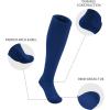 imageQBK Toddler Baseball Socks And Belt Youth Softball Tee Ball Combo Set for Boy Girl 2 Pairs of Socks ampamp 1 BeltRoyal Blue