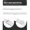 imageQBK Toddler Baseball Socks And Belt Youth Softball Tee Ball Combo Set for Boy Girl 2 Pairs of Socks ampamp 1 BeltWhite