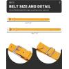 imageQBK Toddler Baseball Socks And Belt Youth Softball Tee Ball Combo Set for Boy Girl 2 Pairs of Socks ampamp 1 BeltYellow