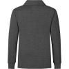 imageQBK Toddler to Youth Boys Performance Golf Polo Kids Athletic Moisture Wicking Long Sleeve Shirts School UniformCharcoal Gray