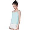 imageQBK Training Bras for Teens Girls from 6 7 8 9 10 12 Years Old Camisoles Bralette Bras with Shelf Bra 234PackWhite Blue