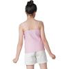 imageQBK Training Bras for Teens Girls from 6 7 8 9 10 12 Years Old Camisoles Bralette Bras with Shelf Bra 234PackWhite Pink