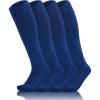 imageQBK 2 Pairs Toddler To Youth BaseballSoftball Socks  Soccer TBall Team Sport Socks For Kids Boys And GirlsBlue494