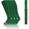 imageQBK 216Y Toddler Baseball Socks And Belt Youth Softball Tee Ball Combo Set for Boy Girl 2 Pairs of Socks ampamp 1 BeltFbaseball Socksgreen
