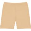 imageQBK 2T13Years Girls Basic Dance Shorts for Gymnastics Bike or Under Skirts Toddler Kids Solid Soft Short LeggingsNude