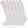 imageQBK 2T3T4T5T Toddler To Youth BaseballSoftball Socks  Soccer TBall Team Sport Socks For Kids Boys And Girls3 PairsWhite
