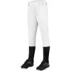 imageQBK 2T3T4T5T to Youth Toddler Boys Knicker Baseball Pants Girl Softball Pants Kids Tee Ball PantsWhite