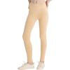 imageQBK GirlsCotton Leggings 2T 3T 4T 5T to 12 Years  Ultra Soft ampamp Comfortable Footless Tights for Toddler to KidsBeige
