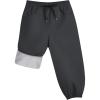 imageQBK Toddler Snow Pants Kids Fleece Lined Waterproof Ski Pants For Boys And GirlsGrey