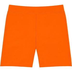 imageQBK 2T13Years Girls Basic Dance Shorts for Gymnastics Bike or Under Skirts Toddler Kids Solid Soft Short LeggingsOrange