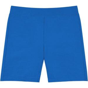 imageQBK 2T13Years Girls Basic Dance Shorts for Gymnastics Bike or Under Skirts Toddler Kids Solid Soft Short LeggingsRoyal Blue