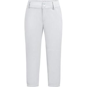imageQBK 2T13Years Girls Softball Pants Kids Youth Boys Baseball Practice Pant Toddler tee Ball PantsWhite
