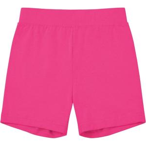 imageQBK Girls Basic Solid Shorts Dance Gymnastics Under Skirts Shorts Cotton for 2T13Years Toddler Little Girls Soft BreathableNeon Pink