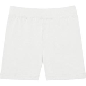 imageQBK Girls Basic Solid Shorts Dance Gymnastics Under Skirts Shorts Cotton for 2T13Years Toddler Little Girls Soft BreathableWhite