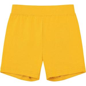 imageQBK Girls Basic Solid Shorts Dance Gymnastics Under Skirts Shorts Cotton for 2T13Years Toddler Little Girls Soft BreathableYellow