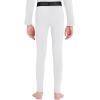 image:imageQBK Toddler Boys 2T to Youth Compression Pants Base Layer Leggings Tights for Basketball Soccer Football BaseballWhite