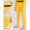 image:imageQBK Toddler Boys 2T to Youth Compression Pants Base Layer Leggings Tights for Basketball Soccer Football BaseballYellow