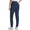 image:imageYoga Scrub Pants for Women Jogger Style High Rise Slim Fit Scrub Leggings with 5 Pockets AntiWrinkle amp Knit Yoga WaistbandNavy