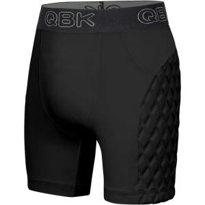 image:imageQBK Toddler Sliding Shorts with Cup Boys Padded Compression Slider Shorts for Baseball amp FootballBlack