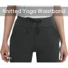 image:imageQBK High Rise Yoga Scrub Pants Women  Straight Wide Leg Uniform Pants with Cargo Pocket AntiWrinkle amp Knit Yoga WaistbandGrey