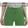 image:imageQBK High Rise Yoga Scrub Pants Women  Straight Wide Leg Uniform Pants with Cargo Pocket AntiWrinkle amp Knit Yoga WaistbandOlive Green