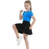image:imageQBK Girls Cotton T Shirts 2T12Years Puff Sleeve Crew Neck Tops for Toddlers amp KidsRoyal Blue