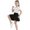 image:imageQBK Girls Cotton T Shirts 2T12Years Puff Sleeve Crew Neck Tops for Toddlers amp KidsWhite