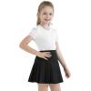 image:imageQBK Girls Cotton T Shirts 2T12Years Puff Sleeve Crew Neck Tops for Toddlers amp KidsWhite