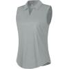 image:imageQBK Womens Sleeveless Golf Polo Shirts VNeck Collared Tennis Tank Tops UPF 50 Quick Dry Lightweight Athletic ShirtGrey
