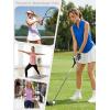 image:imageQBK Womens Sleeveless Golf Polo Shirts VNeck Collared Tennis Tank Tops UPF 50 Quick Dry Lightweight Athletic ShirtRoyal Blue