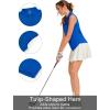 image:imageQBK Womens Sleeveless Golf Polo Shirts VNeck Collared Tennis Tank Tops UPF 50 Quick Dry Lightweight Athletic ShirtRoyal Blue